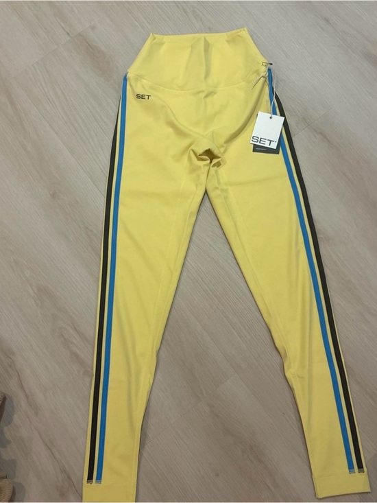 SET Active Pants - SET Active Yellow Leggings Lisbon small